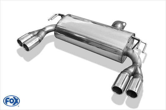 FOX Mitsubishi Lancer Ralliart Endschalldämpfer Ausgang rechts/links - 2x76 Typ 12 rechts/links