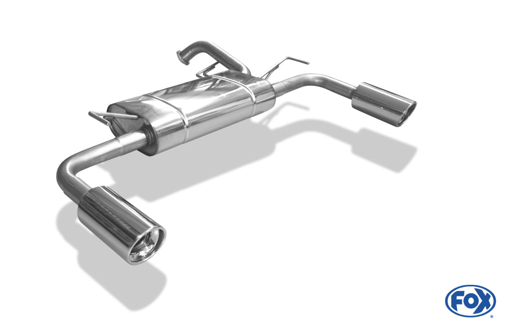 FOX Mitsubishi Lancer CYO Stufenheck/ Sportback Diesel Endschalldämpfer quer Ausgang rechts/links - 1x100 Typ 17 rechts/links