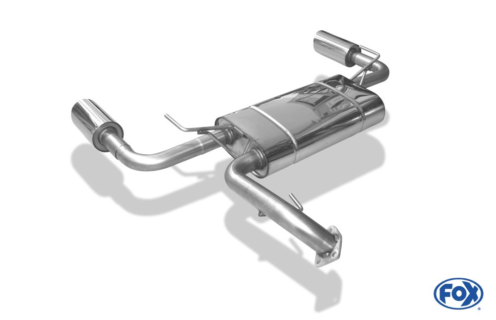 FOX Mitsubishi Lancer CYO Stufenheck/ Sportback Diesel Endschalldämpfer quer Ausgang rechts/links - 1x100 Typ 17 rechts/links