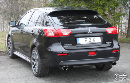 FOX Mitsubishi Lancer CYO Stufenheck/ Sportback Diesel Endschalldämpfer quer Ausgang rechts/links - 115x85 Typ 32 rechts/links