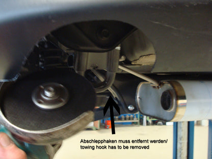 FOX Mitsubishi Lancer CYO Stufenheck/ Sportback Diesel Endschalldämpfer quer Ausgang rechts/links - 1x100 Typ 17 rechts/links