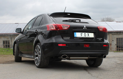 FOX Mitsubishi Lancer CYO Stufenheck/ Sportback Diesel Endschalldämpfer quer Ausgang rechts/links - 115x85 Typ 38 rechts/links