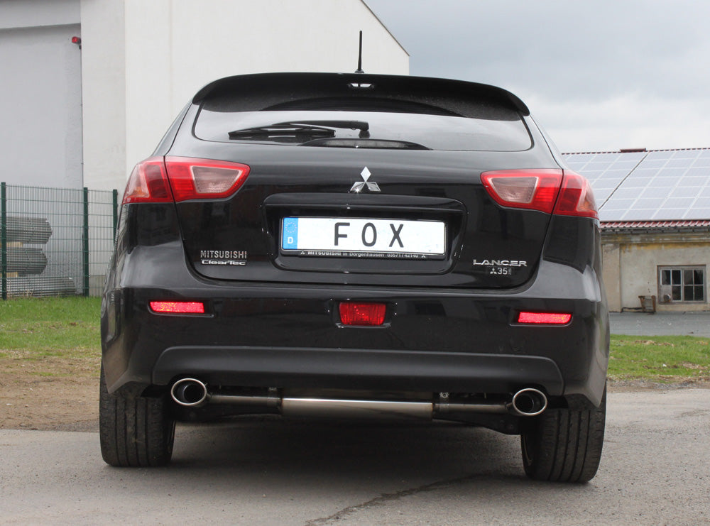 FOX Mitsubishi Lancer CYO Stufenheck/ Sportback Diesel Endschalldämpfer quer Ausgang rechts/links - 115x85 Typ 38 rechts/links