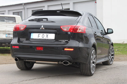 FOX Mitsubishi Lancer CYO Stufenheck/ Sportback Diesel Endschalldämpfer quer Ausgang rechts/links - 115x85 Typ 38 rechts/links