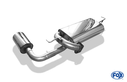 FOX Mitsubishi ASX Frontantrieb - Typ GAO Endschalldämpfer Ausgang rechts - 129x106 Typ 44