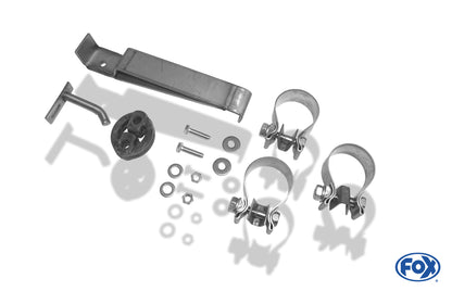 FOX Mini Cooper Cabrio R52 Endschalldämpfer Ausgang mittig - 2x76 Typ 13