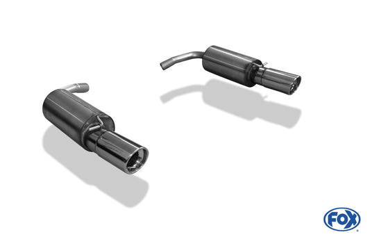 FOX Mini Cooper Clubman R55 Endschalldämpfer rechts/links - 1x100 Typ 17 rechts/links