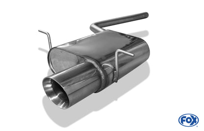 FOX Mini One R57 - Cabrio Endschalldämpfer - 1x100 Typ 25