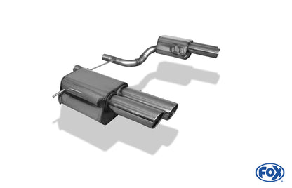 FOX Maserati Quattroporte V Endschalldämpfer rechts/links - 2x90 Typ 17 rechts/links