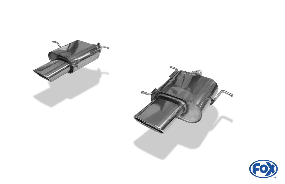 FOX Maserati 3200GT Endschalldämpfer rechts/links - 150x70 Typ 53 rechts/links