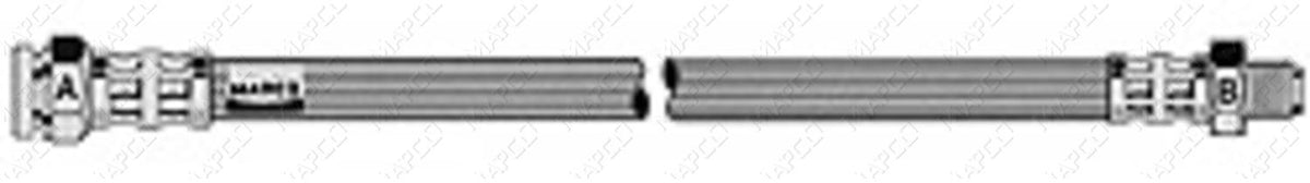 MAPCO Bremsschlauch Vorderachse  3792