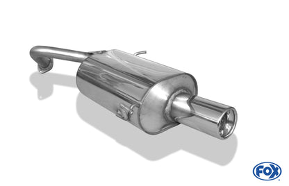 FOX Nissan Micra K11 Endschalldämpfer - 1x80 Typ 13