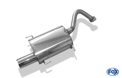 FOX Nissan Micra K11 Endschalldämpfer - 1x80 Typ 13