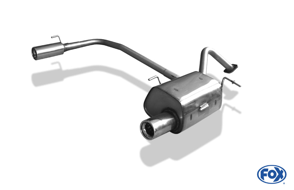 FOX Nissan Micra K11 Endschalldämpfer Ausgang rechts/links  - 1x80 Typ 13 rechts/links