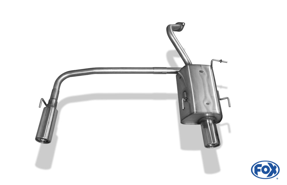 FOX Nissan Micra K11 Endschalldämpfer Ausgang rechts/links  - 1x80 Typ 13 rechts/links
