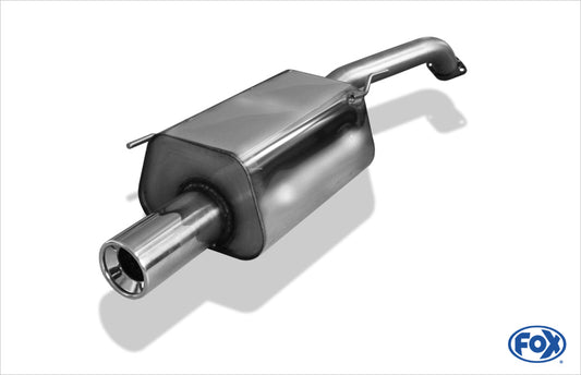 FOX Nissan Micra K12 für Modelle mit Flansch Endschalldämpfer - 1x90 Typ 13