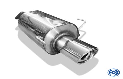 FOX Nissan Almera Typ N15 Hatchback Endschalldämpfer - 115x85 Typ 33