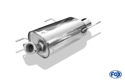 FOX Nissan Almera Typ N15 Hatchback Endschalldämpfer - 115x85 Typ 33