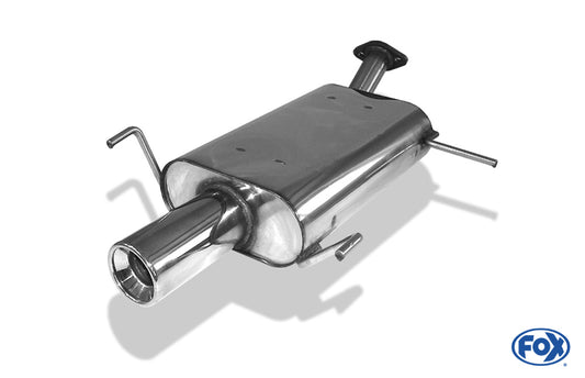 FOX Nissan Primera P11 - Limousine Endschalldämpfer - 1x90 Typ 13