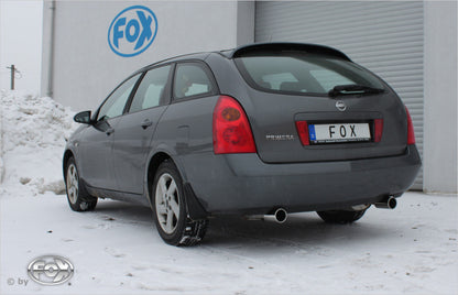 FOX Nissan Primera P12 Traveller Endschalldämpfer Ausgang rechts/links - 1x90 Typ 12 rechts/links