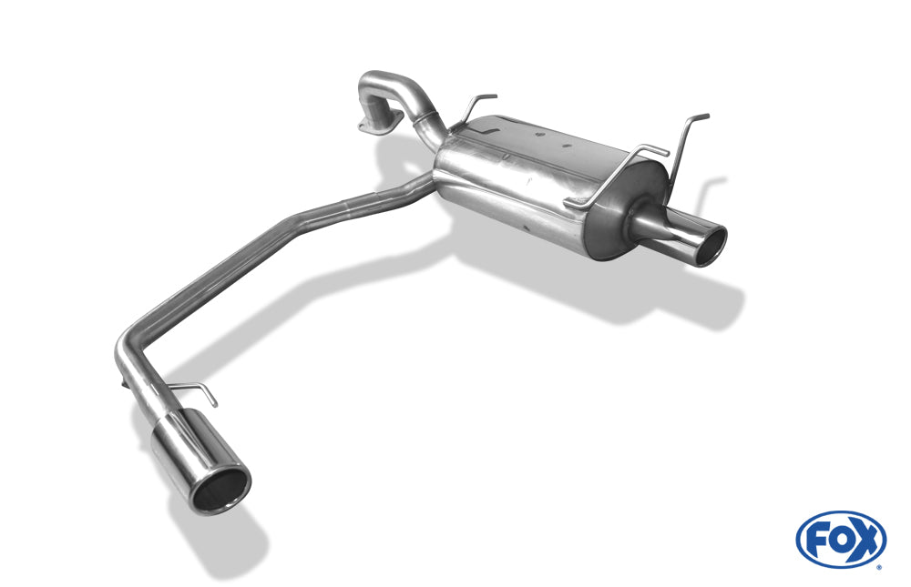FOX Nissan Primera P12 Limousine Endschalldämpfer Ausgang rechts/links - 1x90 Typ 16 rechts/links