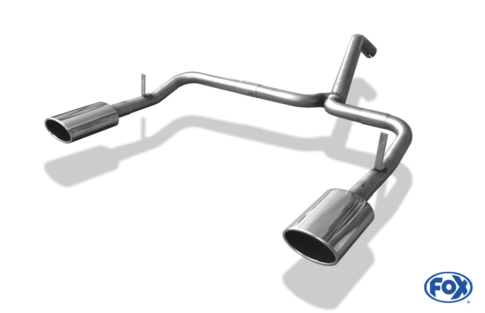 FOX Nissan Pathfinder R51 Endrohrsystem rechts/links - 140x90 Typ 32 rechts/links