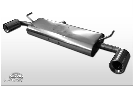 FOX Renault Koleos Benzin Endschalldämpfer quer Ausgang rechts/links - 1x100 Typ 17 rechts/links