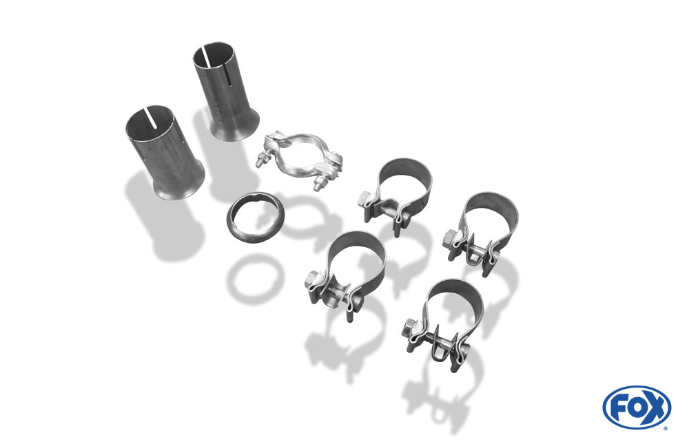 FOX Nissan Qashqai Benzin Endschalldämpfer quer Ausgang rechts/links - 115x85 Typ 44 rechts/links