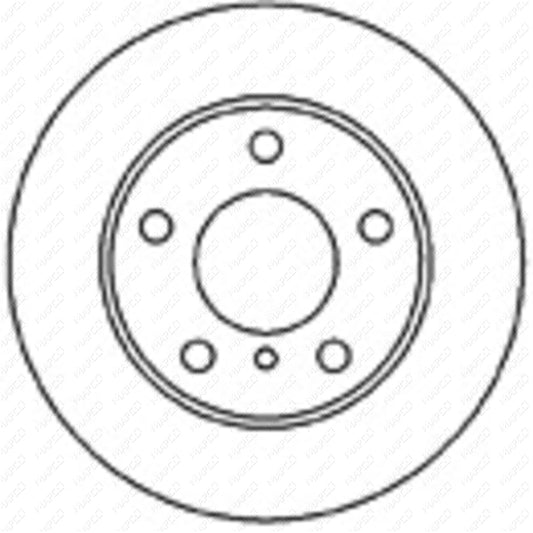 MAPCO Bremsscheibe Vorderachse  15681