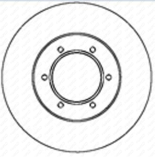 MAPCO Bremsscheibe Vorderachse  15281