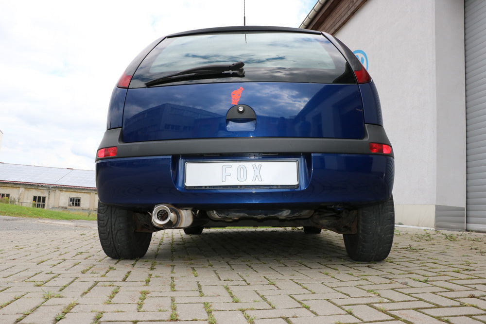 FOX Opel Corsa C Endschalldämpfer - 1x90 Typ 13