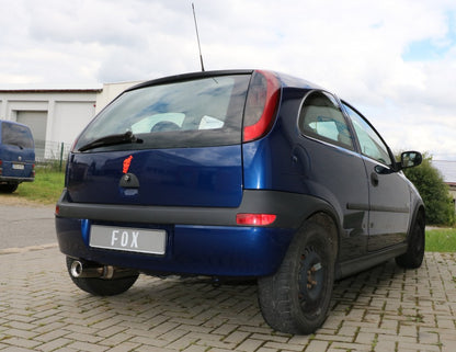 FOX Opel Corsa C Endschalldämpfer - 1x90 Typ 13