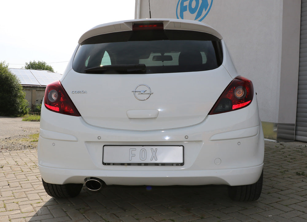 FOX Opel Corsa D - Sportheck und OPC Line Endschalldämpfer - 115x85 Typ 32