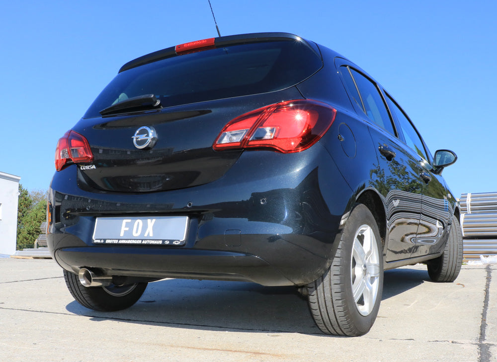 FOX Opel Corsa E Endschalldämpfer - 1x90 Typ 25