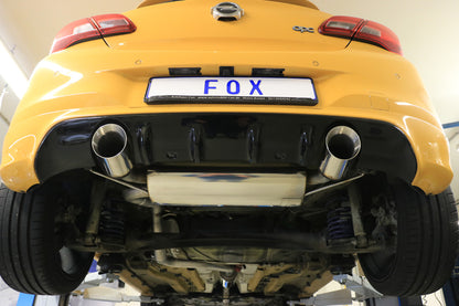 FOX Opel Corsa E OPC Endschalldämpfer quer Ausgang rechts/links - 1x100 Typ 25 rechts/links