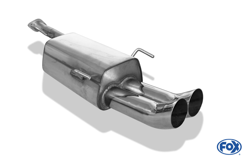FOX Opel Astra G Caravan Endschalldämpfer - 2x76 Typ 18