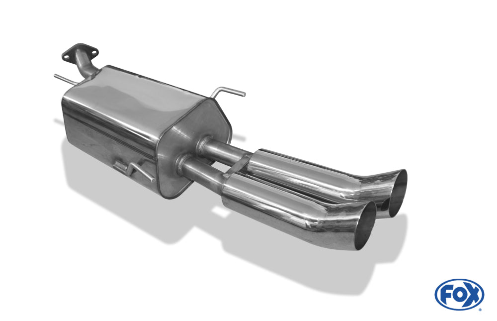 FOX Opel Astra G Stufenheck Endschalldämpfer - 2x76 Typ 18