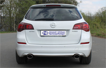 FOX Opel Astra J Sports Tourer 1,4l Endschalldämpfer quer Ausgang rechts/links - 115x85 Typ 32 rechts/links