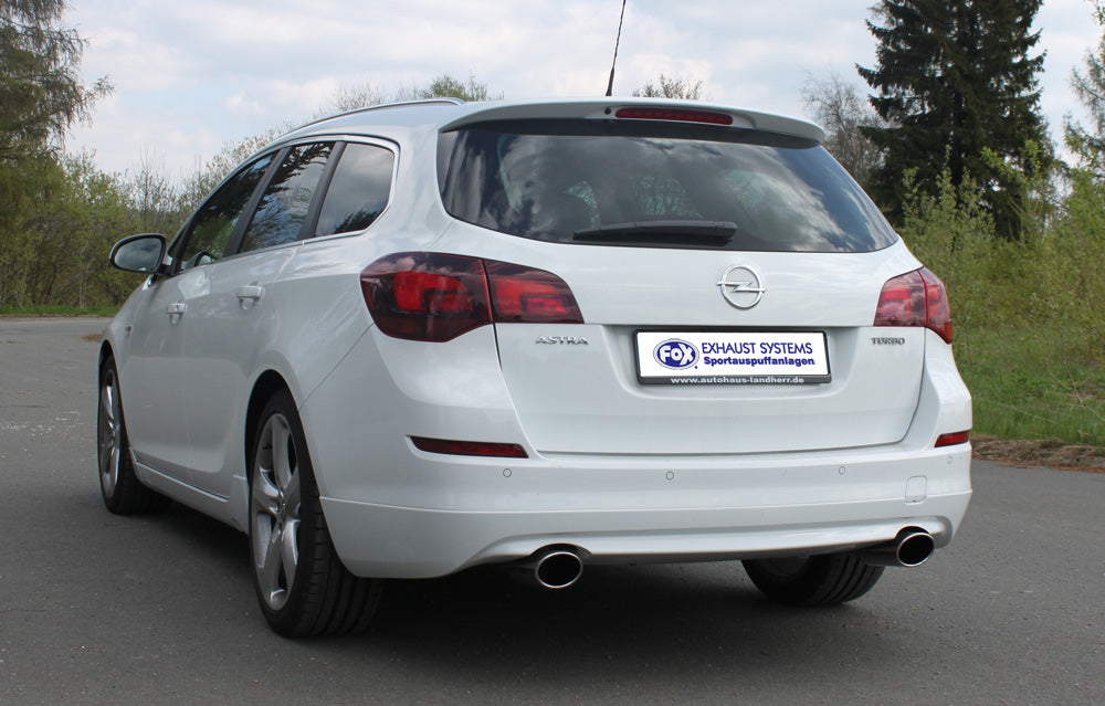 FOX Opel Astra J Sports Tourer 1,4l Endschalldämpfer quer Ausgang rechts/links - 115x85 Typ 32 rechts/links
