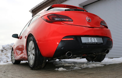 FOX Opel Astra J GTC Endschalldämpfer quer Ausgang rechts/links - 115x85 Typ 32 rechts/links