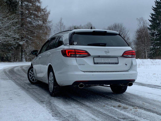 FOX Opel Astra K Sports Tourer Endschalldämpfer quer Ausgang rechts/links - 115x85 Typ 32 rechts/links