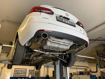 FOX Opel Astra K Sports Tourer Endschalldämpfer quer Ausgang rechts/links - 115x85 Typ 32 rechts/links