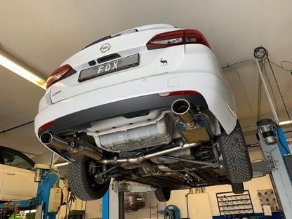 FOX Opel Astra K Sports Tourer Endschalldämpfer quer Ausgang rechts/links - 115x85 Typ 32 rechts/links