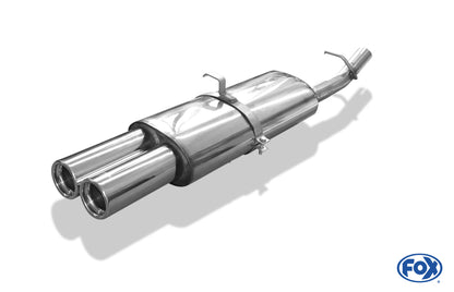 FOX Opel Vectra A Fließheck Endschalldämpfer - 2x76 Typ 13
