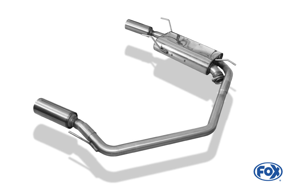 FOX Opel Vectra B Endschalldämpfer Ausgang rechts/links - 1x90 Typ 13 rechts/links