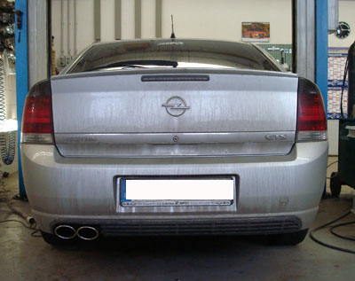 FOX Opel Vectra C/ Vectra C GTS Endschalldämpfer zweiflutig - 2x106x71 Typ 32