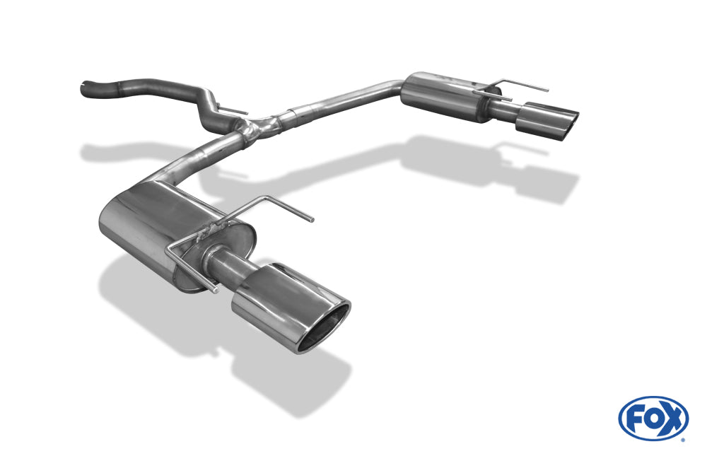 FOX Opel Vectra C OPC Limousine Endschalldämpfer rechts/links - 140x90 Typ 32 rechts/links