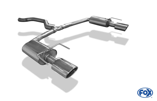 FOX Opel Vectra C OPC Limousine Endschalldämpfer rechts/links - 140x90 Typ 32 rechts/links