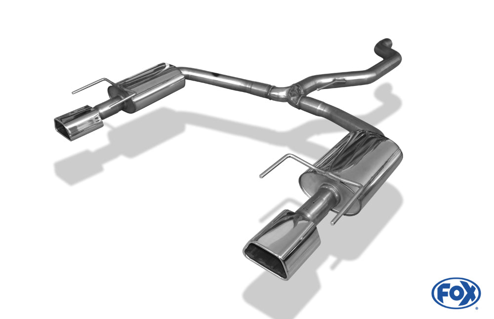 FOX Opel Vectra C OPC Limousine Endschalldämpfer rechts/links - 142x78 Typ 61 rechts/links
