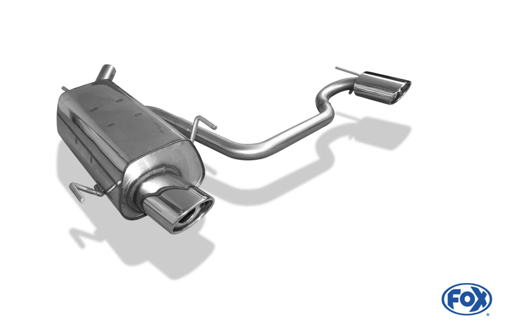 FOX Opel Tigra B TwinTop Endschalldämpfer Ausgang rechts/links - 115x85 Typ 33 rechts/links